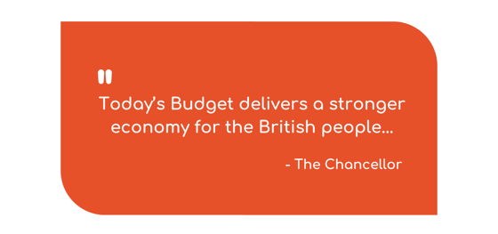 Blog Image Budget 2021 Quote Chancellor