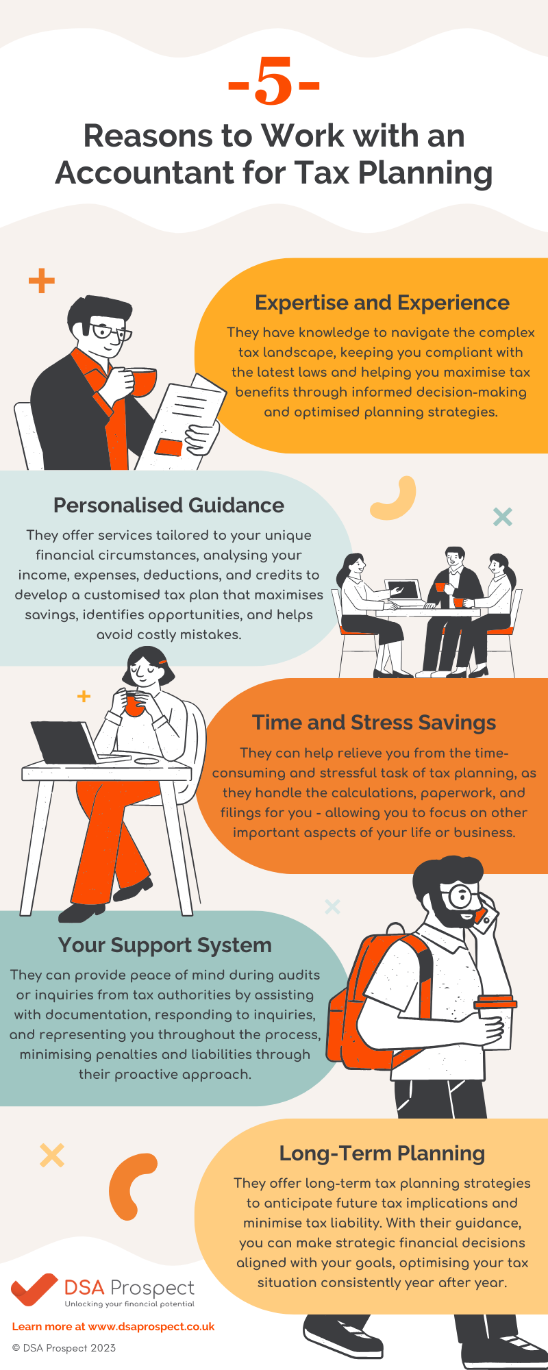 DSA Prospect Infographic - Tax Planning with an Accountant